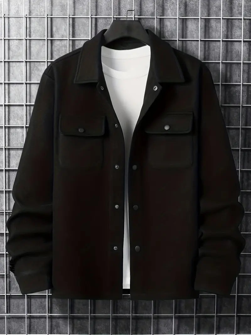 Übergangs- Hemdjacke mit Doppeltaschen