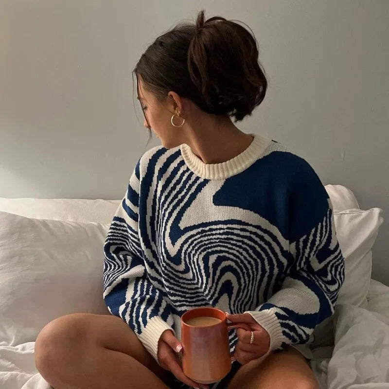 Abstrakter Knit Sweater