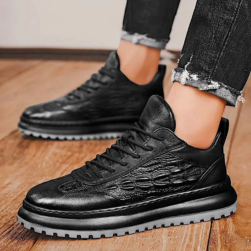 Bequeme Ledersneaker für Herren