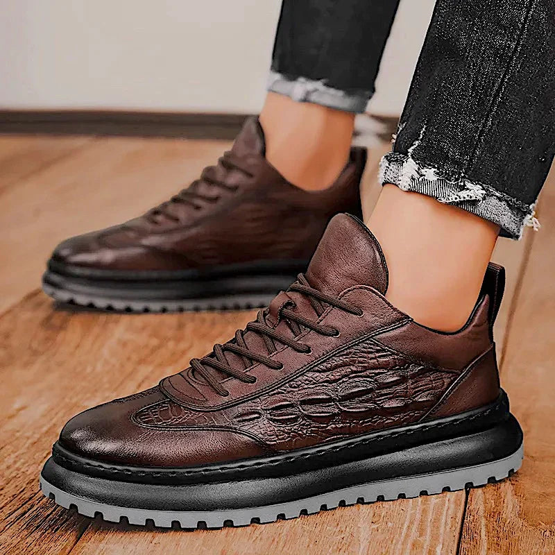 Bequeme Ledersneaker für Herren