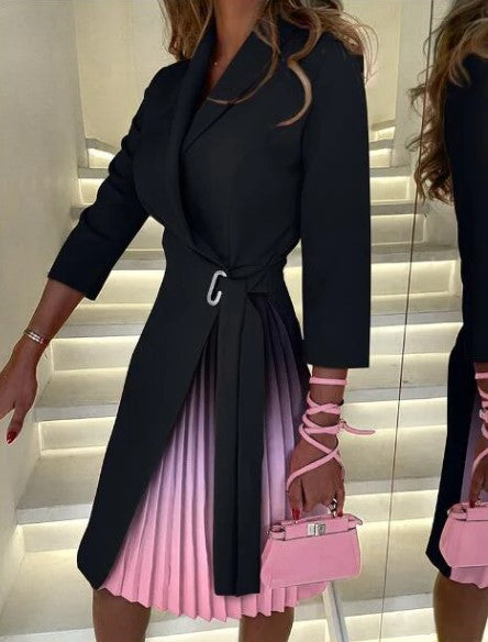 Damen-Blazerkleid mit Muster