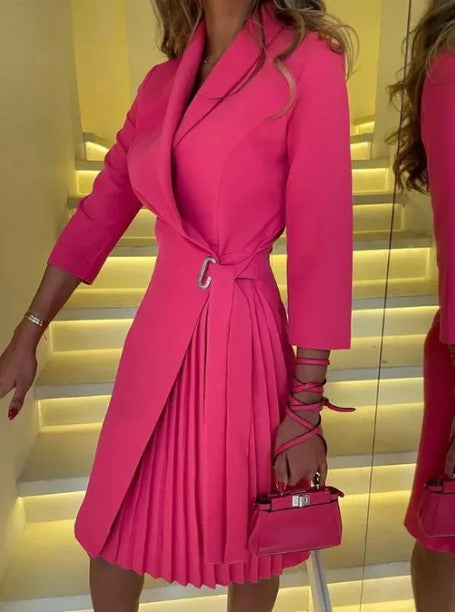 Damen-Blazerkleid mit Muster