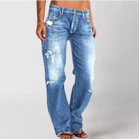 Damen Denim Jeans