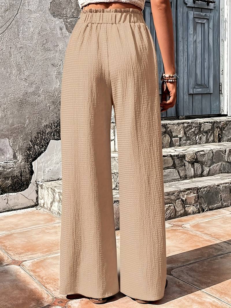 Damen Hose mit weitem Beinbund