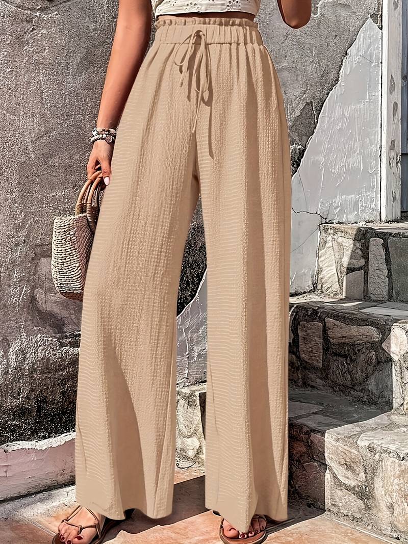 Damen Hose mit weitem Beinbund