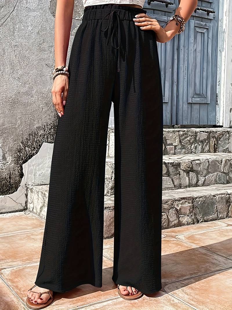 Damen Hose mit weitem Beinbund