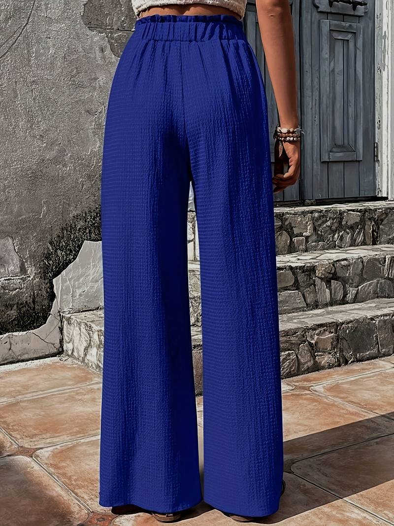 Damen Hose mit weitem Beinbund
