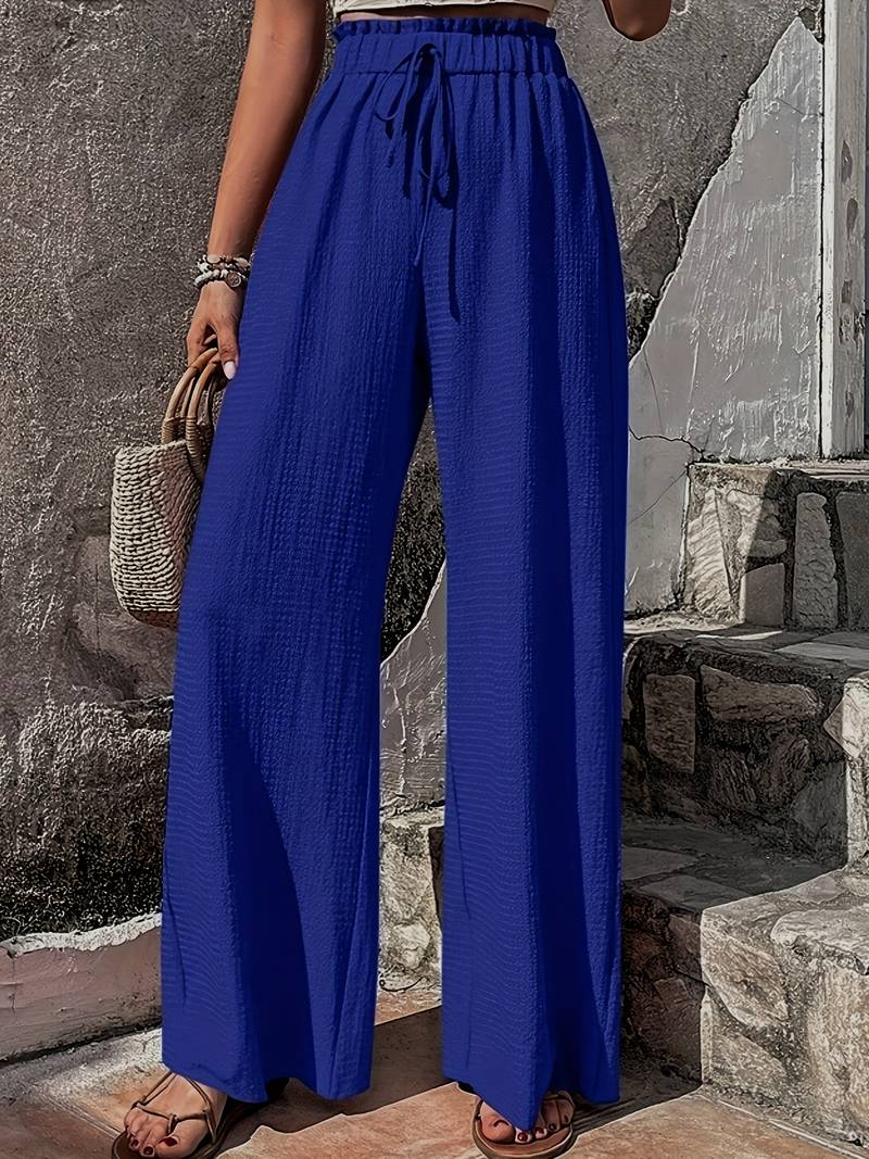 Damen Hose mit weitem Beinbund