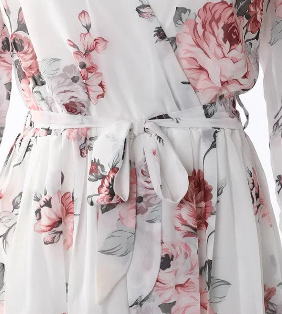 Damen Kleid mit Blumendruck