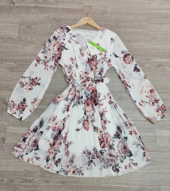 Damen Kleid mit Blumendruck