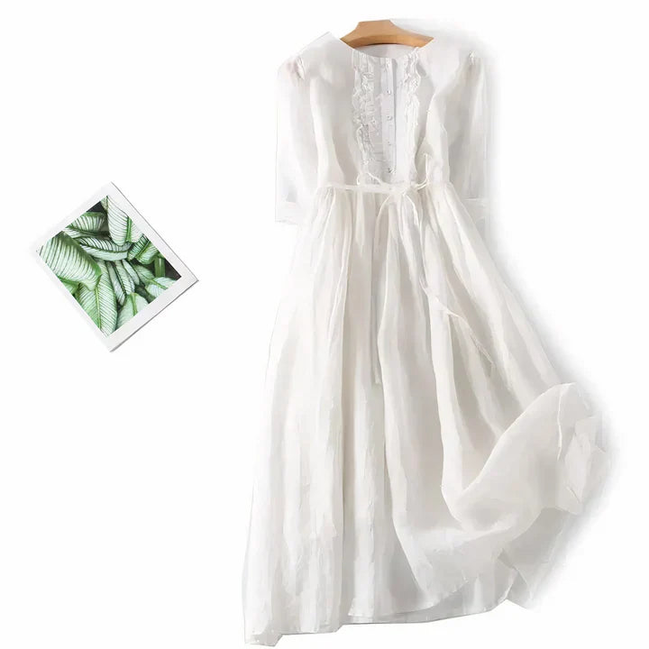 Elegantes Leinenkleid Damen