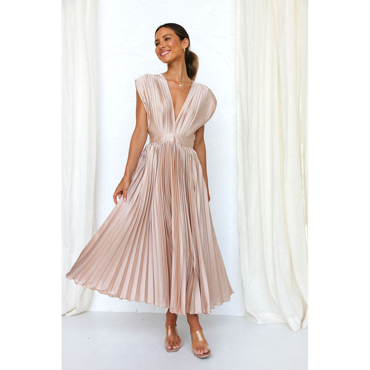 Elegantes Midikleid