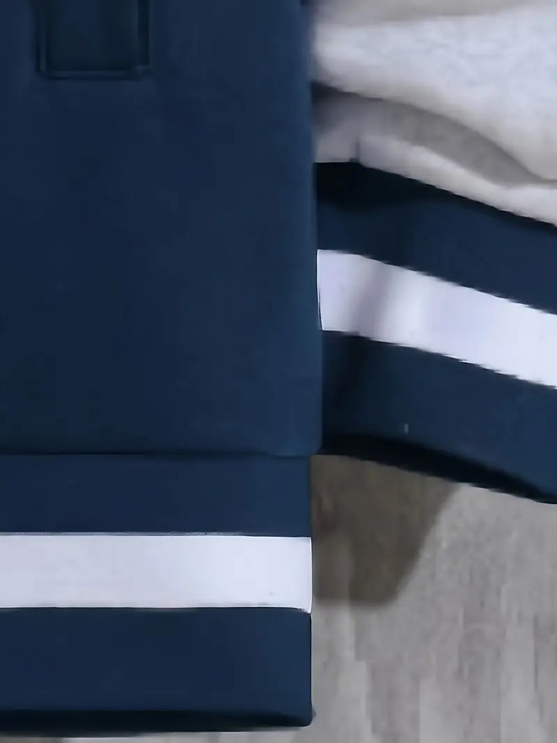 Herren Baseballjacke – mit Druckknopfverschluss und Rippbündchen