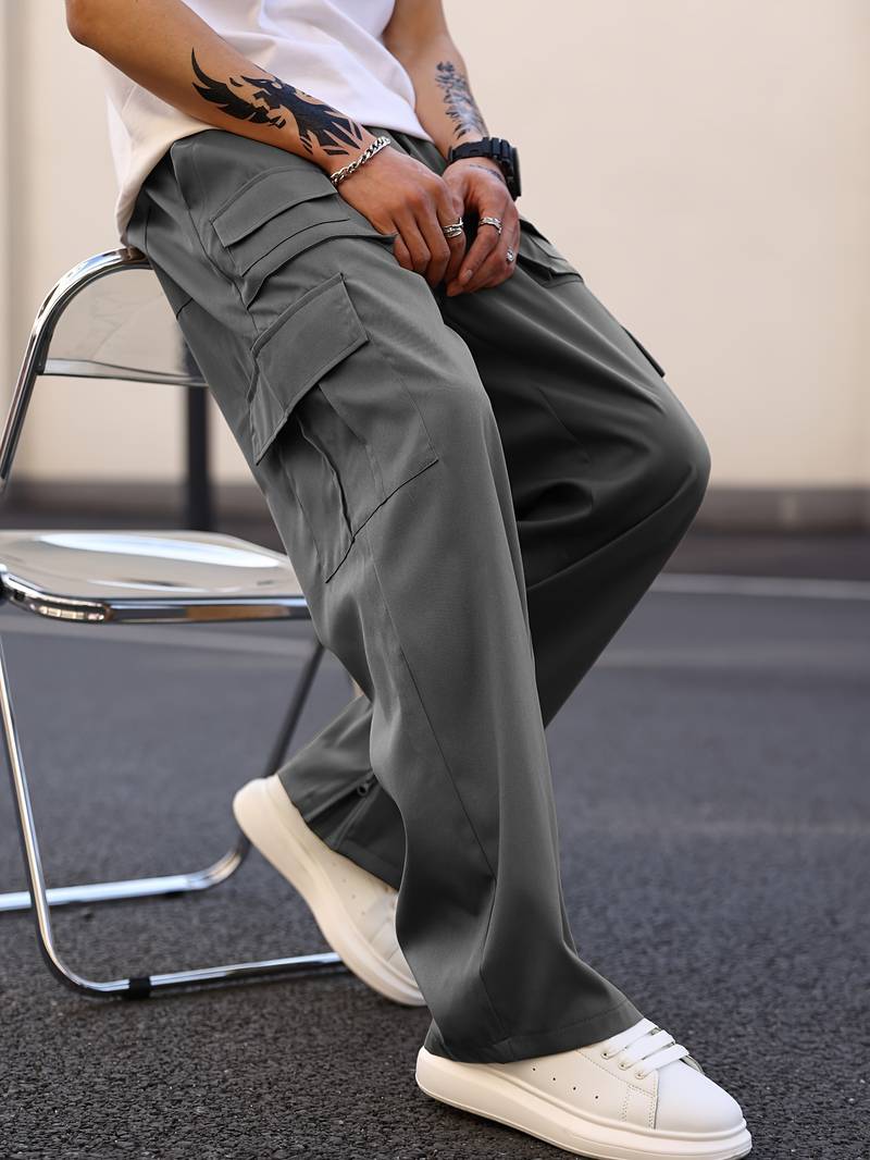 Herren Cargohose im Straight-Fit
