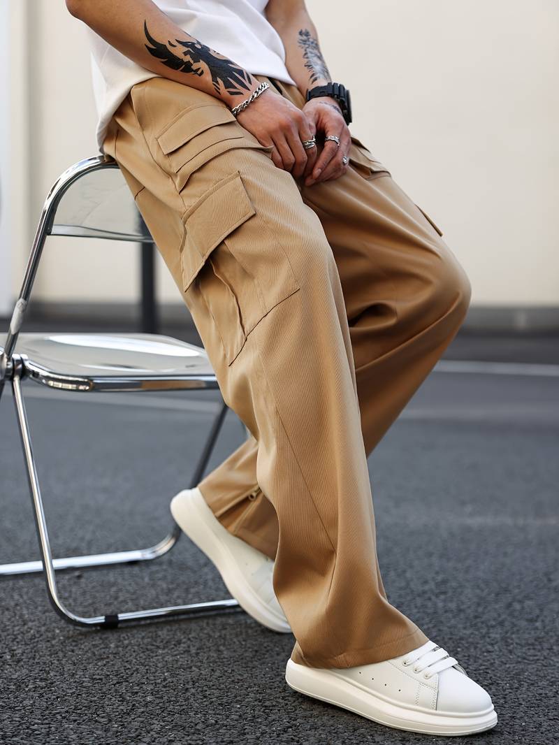 Herren Cargohose im Straight-Fit