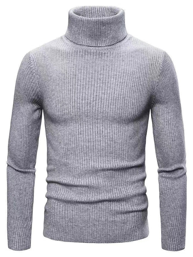 Herren Rollkragenpullover aus Wolle