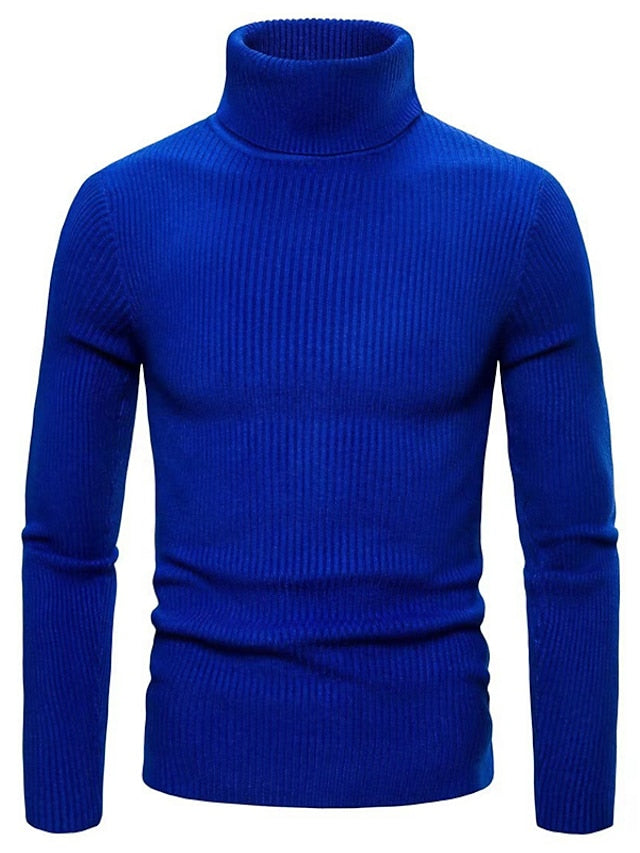 Herren Rollkragenpullover aus Wolle