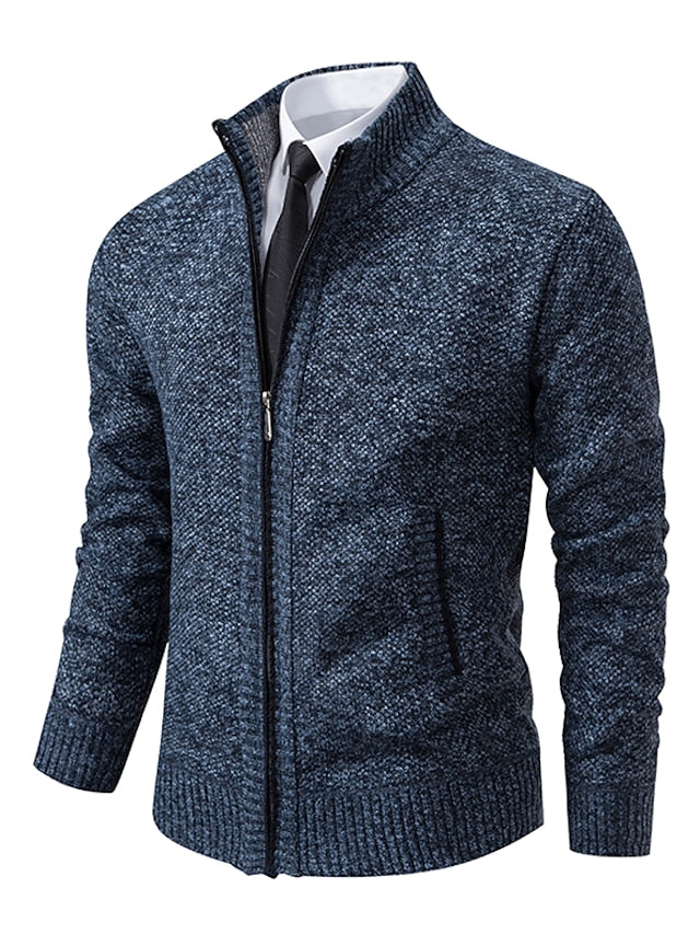 Herren Strickpullover mit Kragen