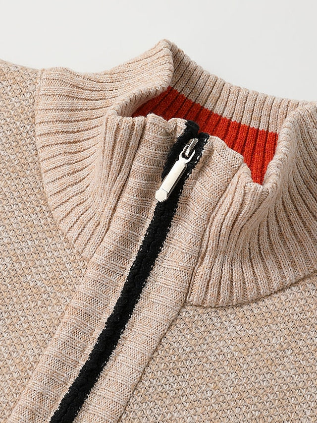 Herren Strickpullover mit Kragen