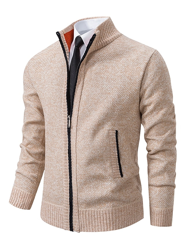 Herren Strickpullover mit Kragen