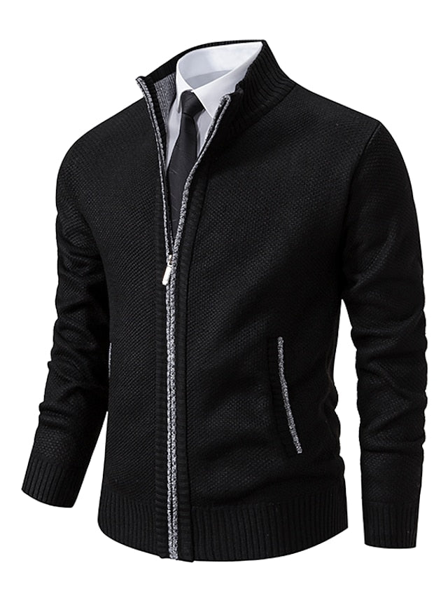 Herren Strickpullover mit Kragen