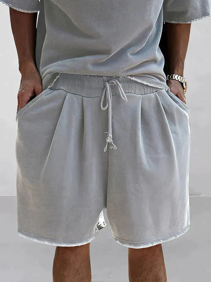 Herren Zweiteiliges Oversize-Set mit elastischem Bund