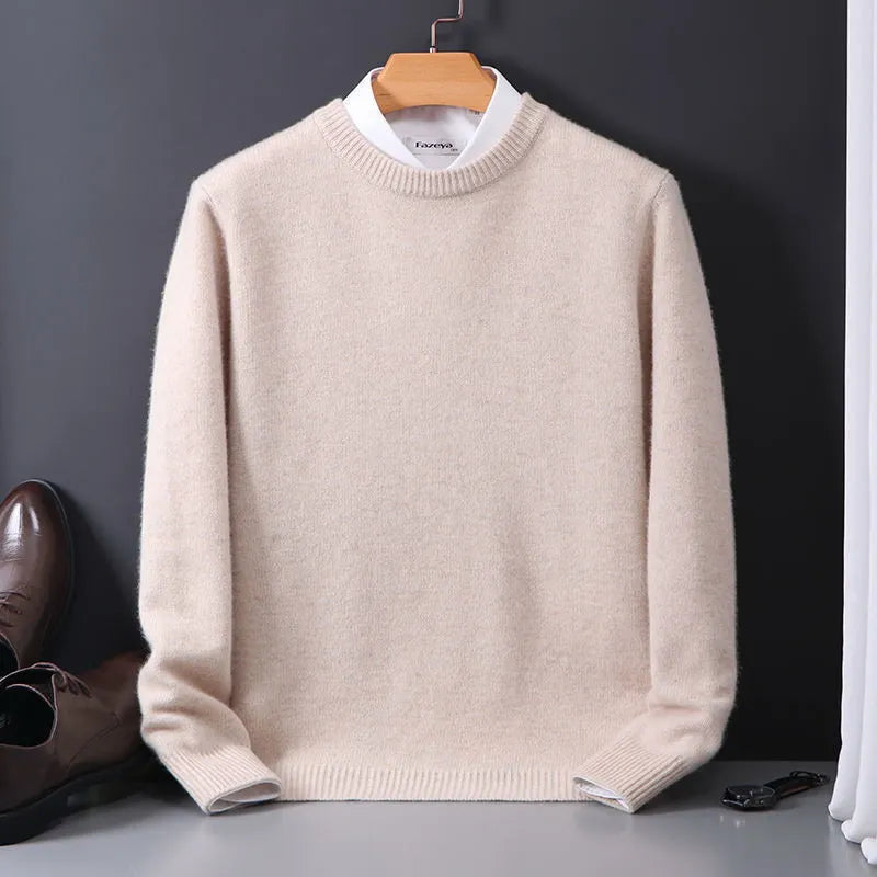 Hochwertiger Pullover aus Kaschmir mit Kragen