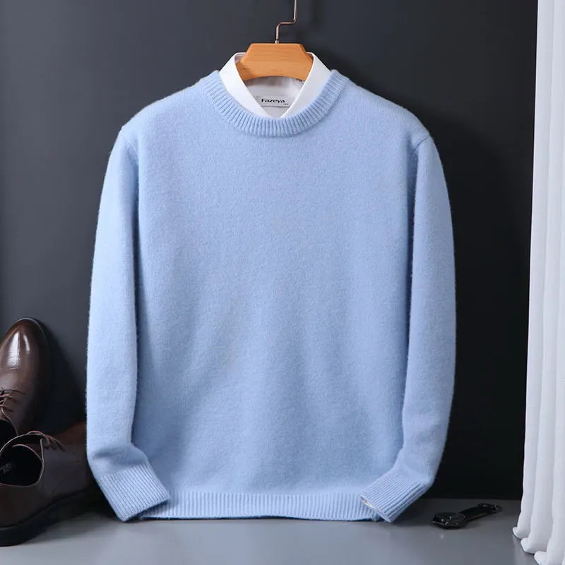Hochwertiger Pullover aus Kaschmir mit Kragen