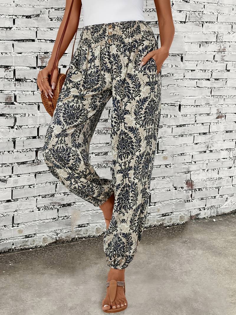 Hose mit Grafikdruck für Damen