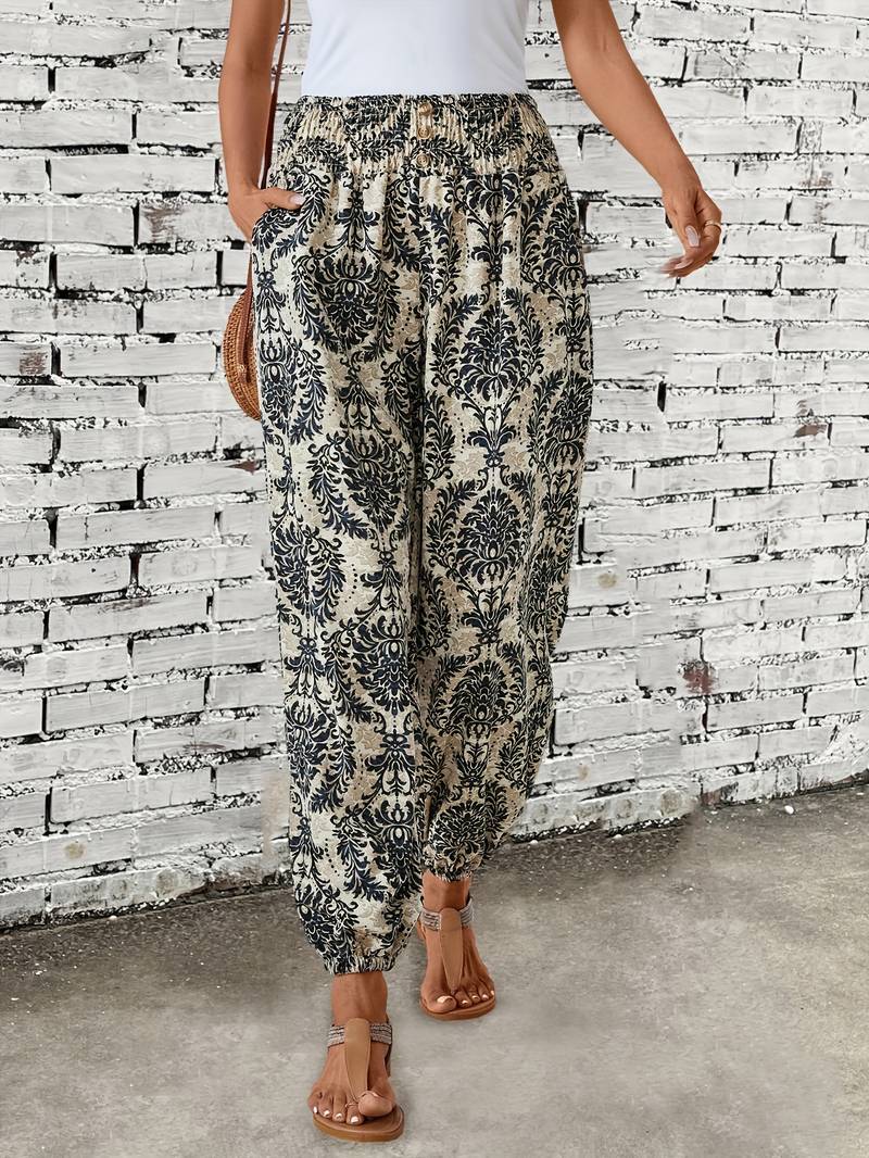 Hose mit Grafikdruck für Damen