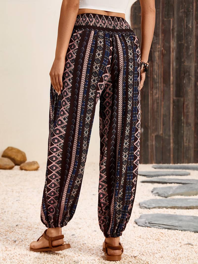 Hose mit Grafikdruck für Damen