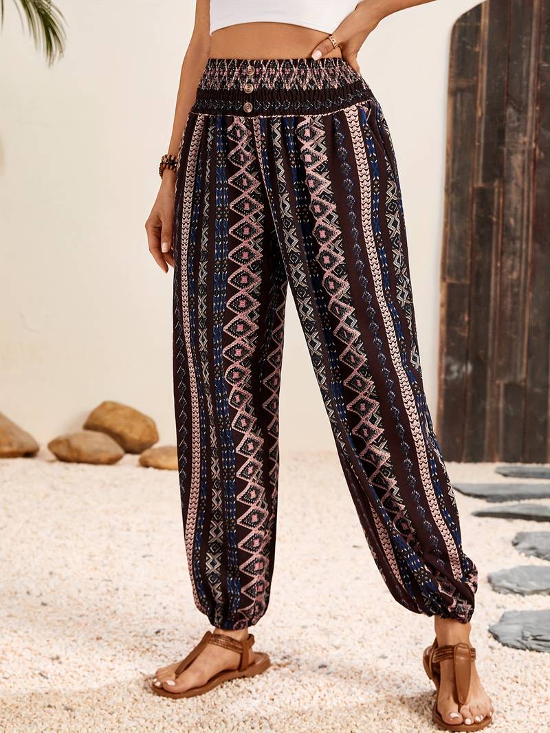 Hose mit Grafikdruck für Damen