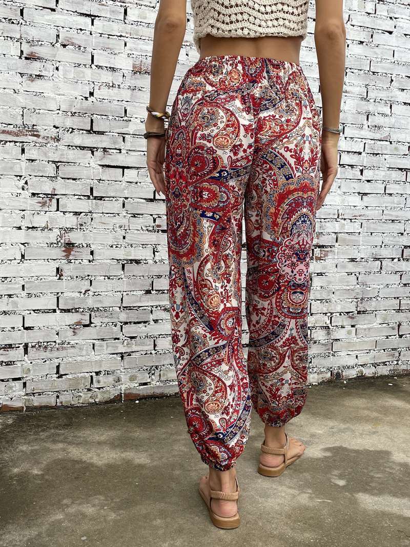 Hose mit Grafikdruck für Damen