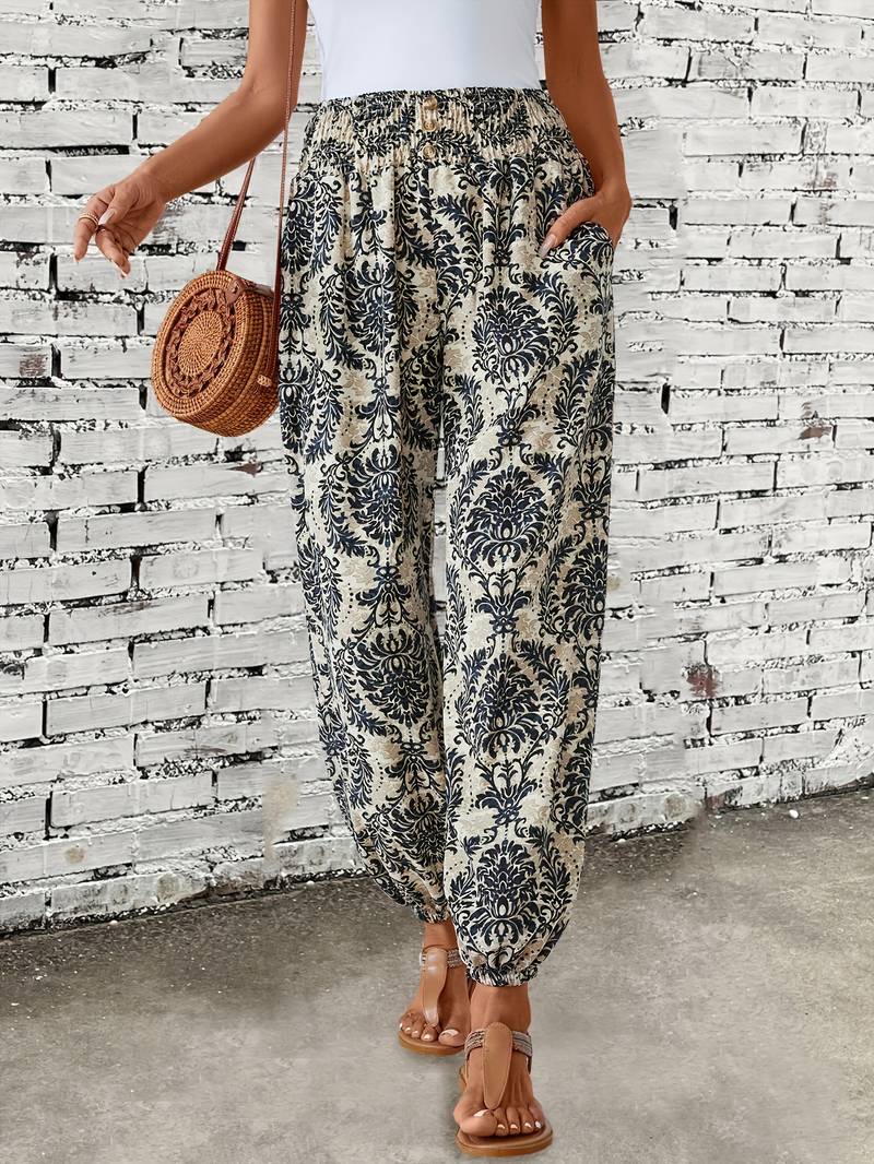 Hose mit Grafikdruck für Damen