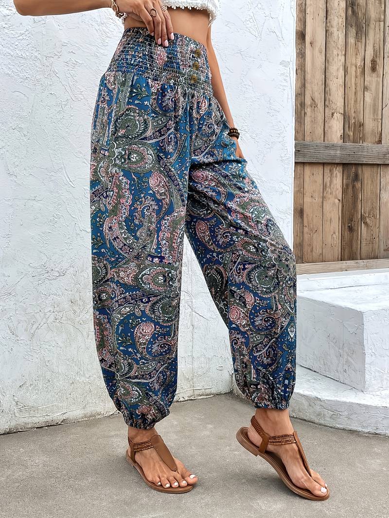 Hose mit Grafikdruck für Damen