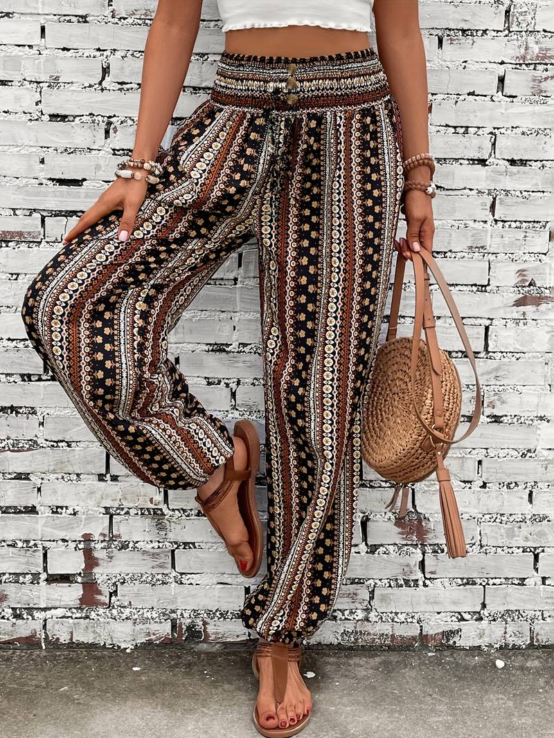 Hose mit Grafikdruck für Damen