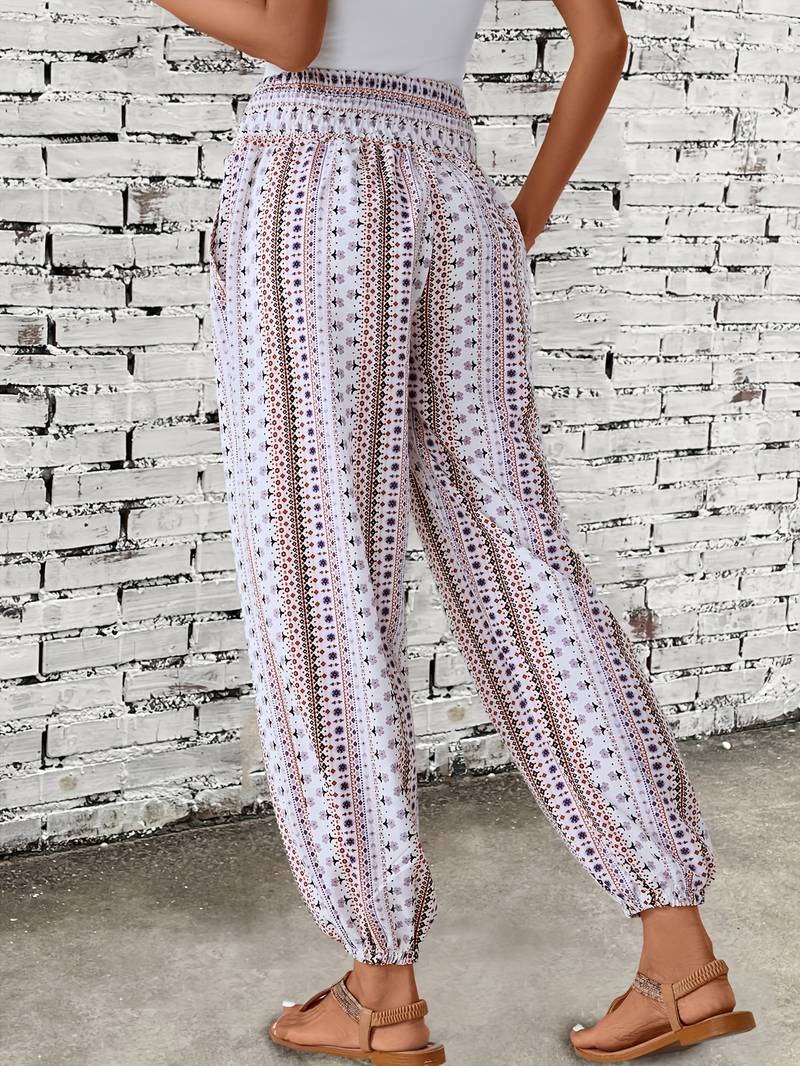 Hose mit Grafikdruck für Damen