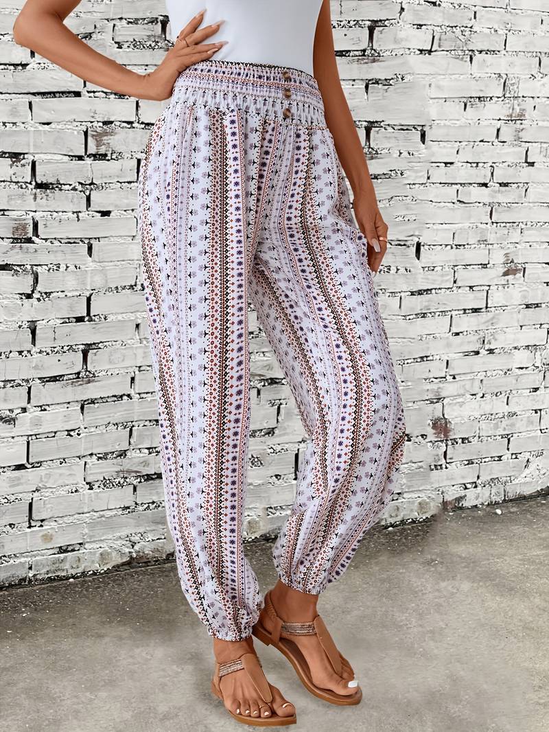 Hose mit Grafikdruck für Damen