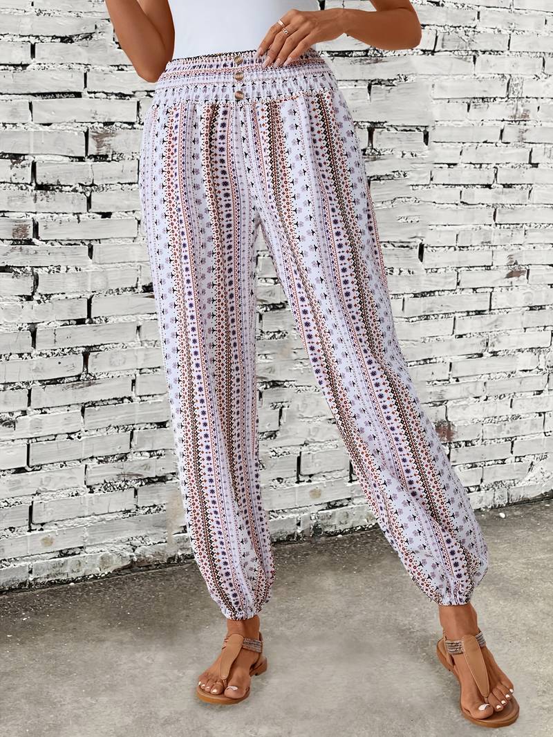 Hose mit Grafikdruck für Damen