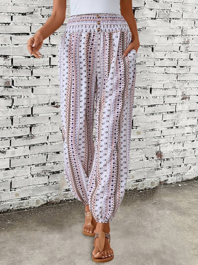Hose mit Grafikdruck für Damen