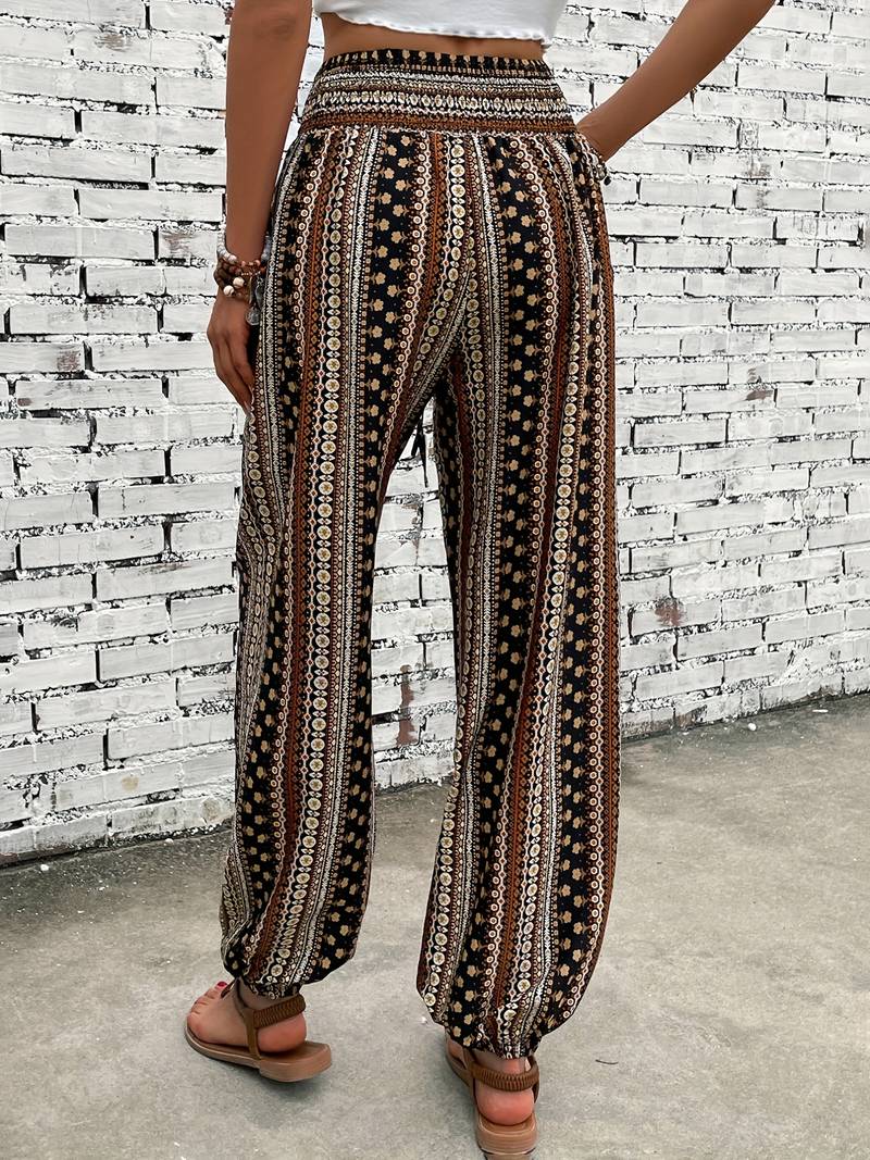 Hose mit Grafikdruck für Damen
