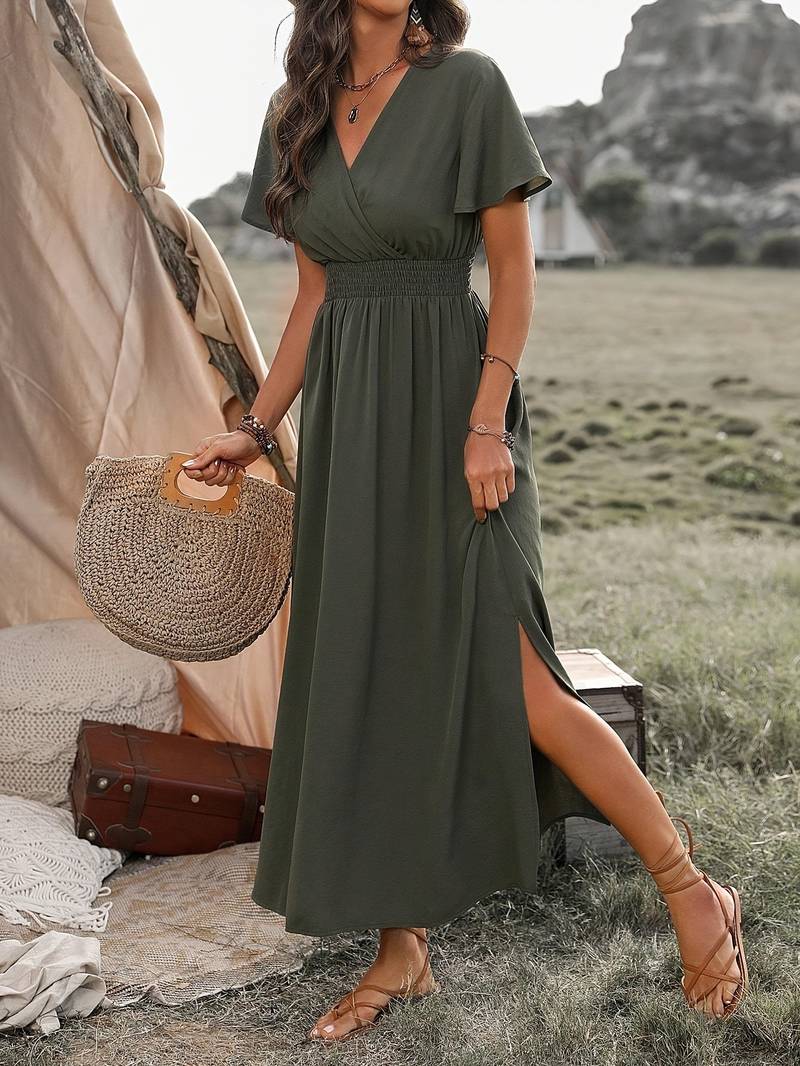 Kurzarmkleid mit Chorkragen Sommerklang