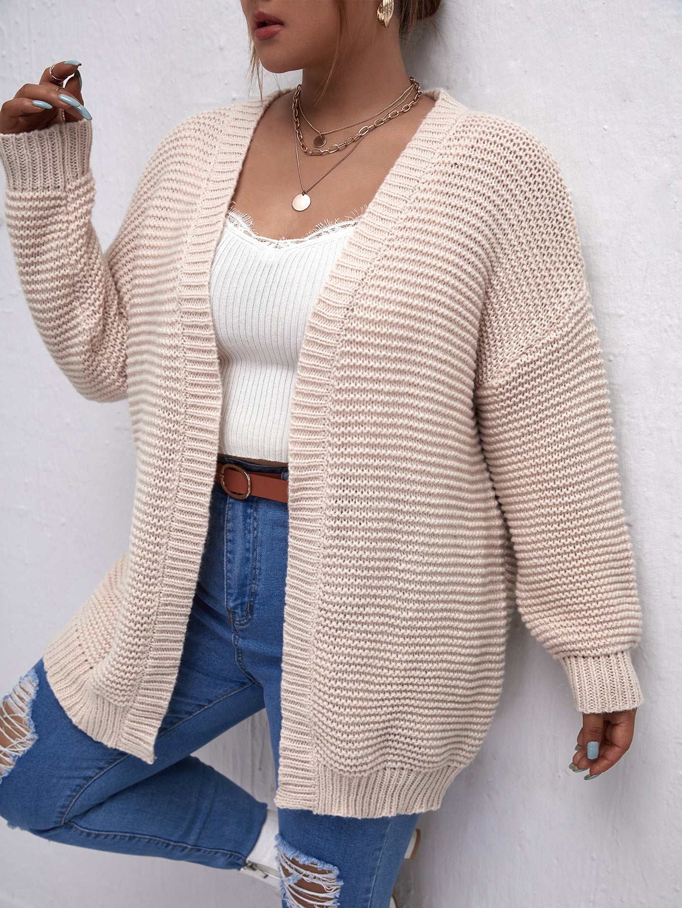 Langarm Strickpullover