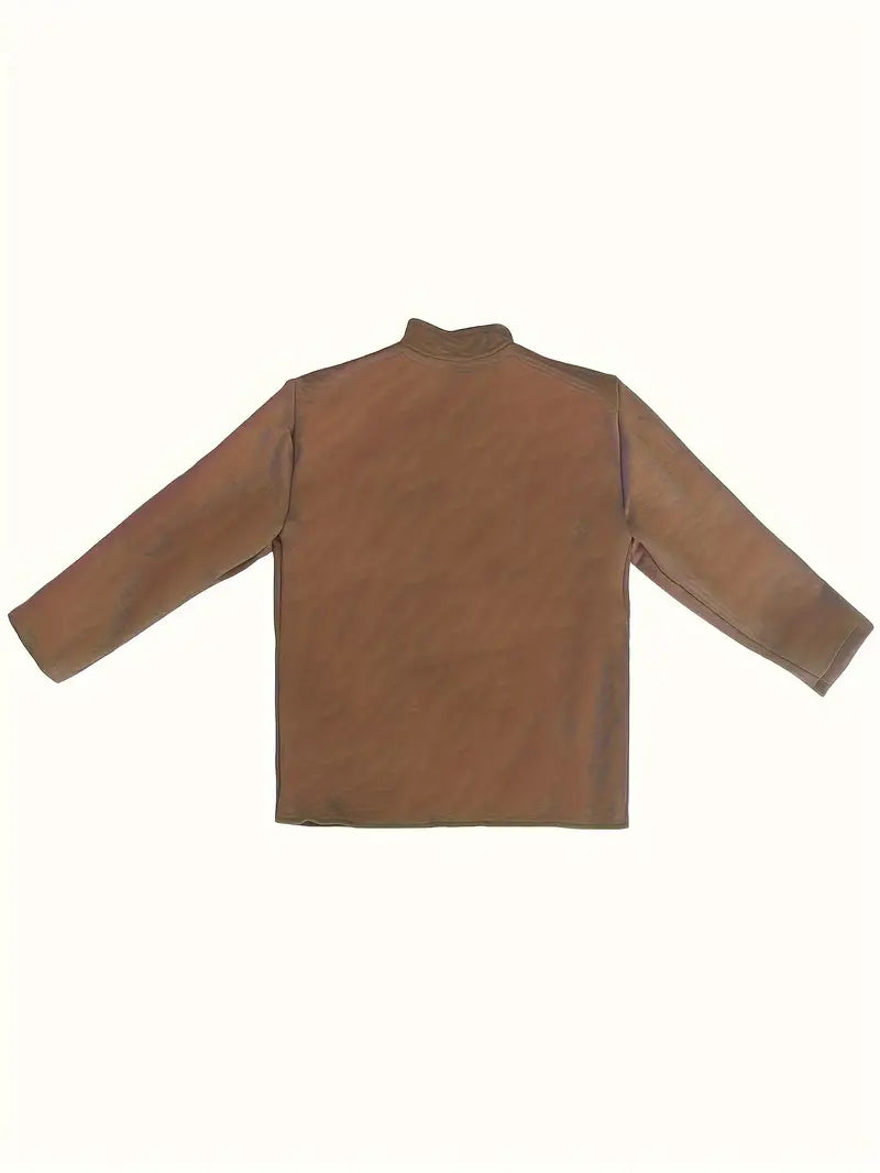 Lässige Retro-Langarmjacke Frühjahr