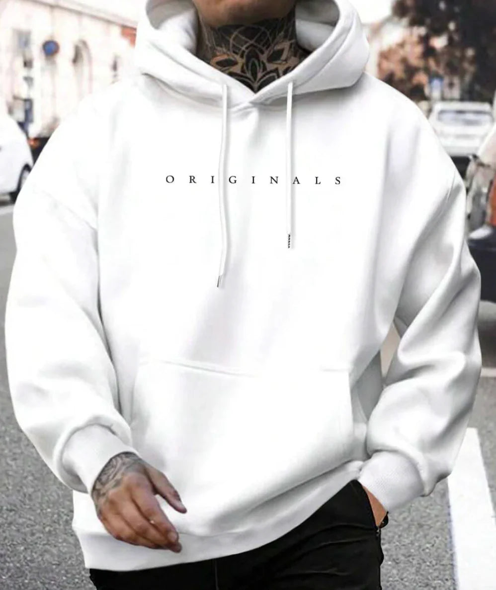 Lässiger Herren Hoodie mit Schriftzug