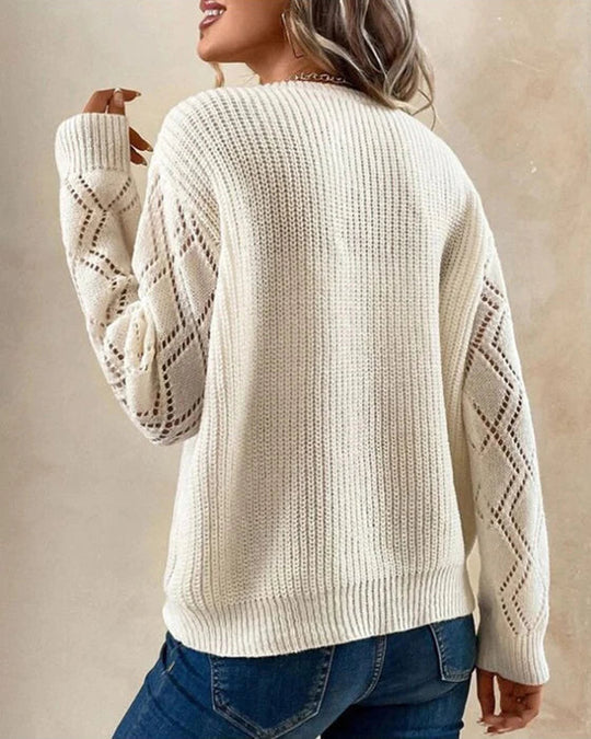 Pullover mit V Ausschnitt