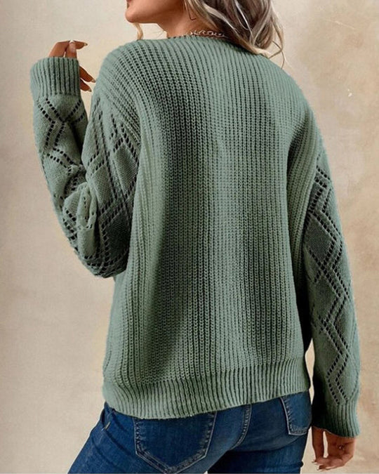 Pullover mit V Ausschnitt