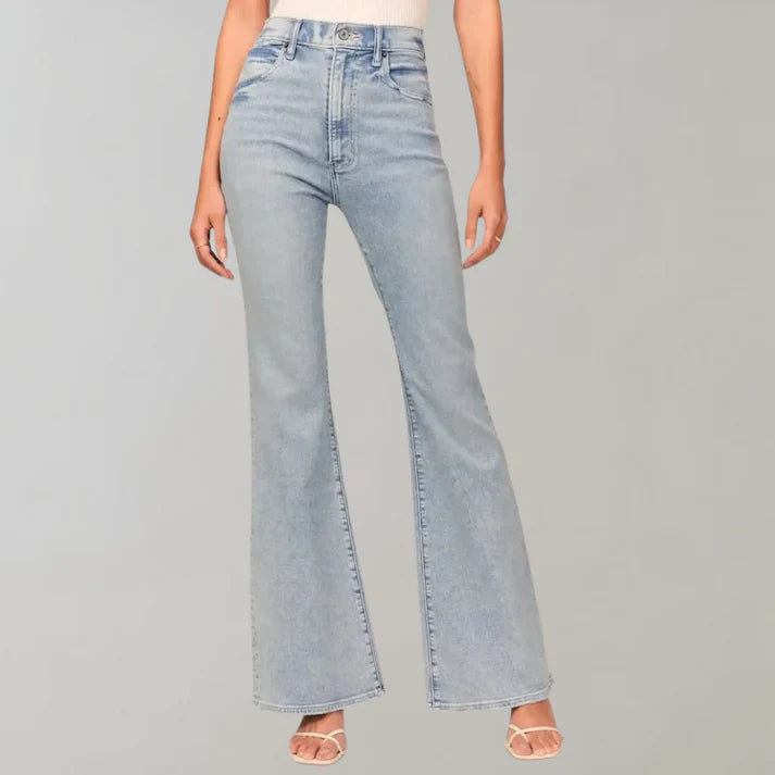 Schlaghosen Denim Damen