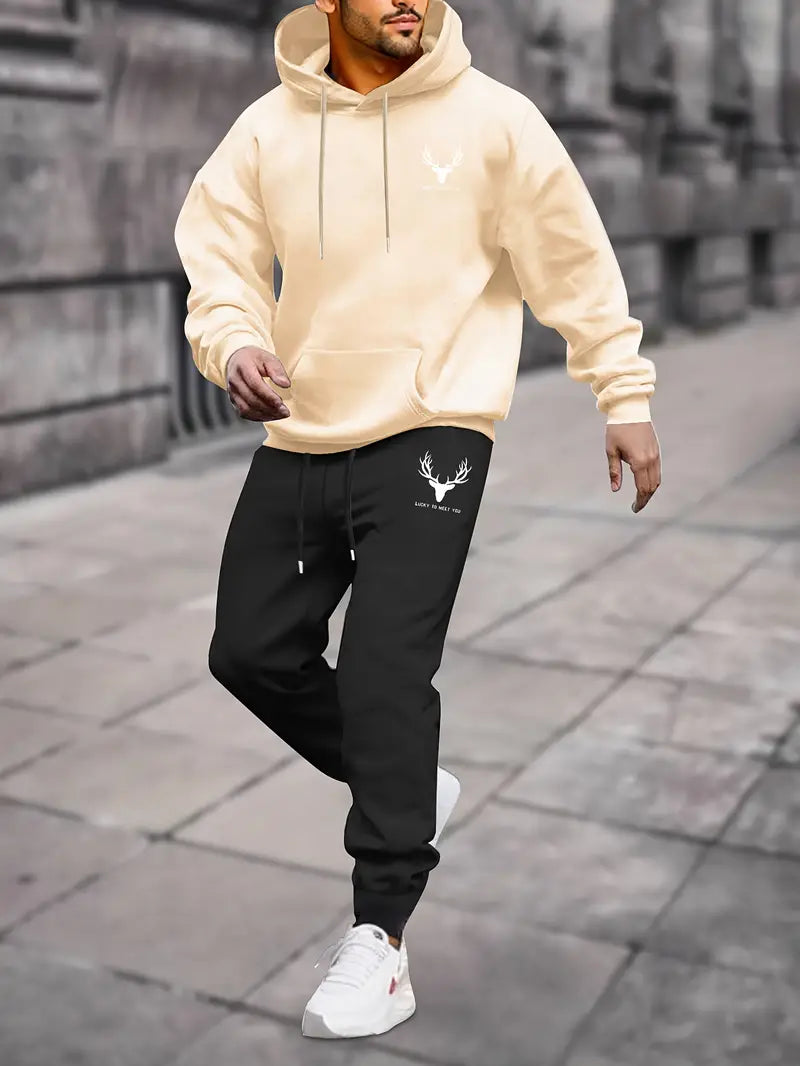 Set aus langärmligem T-shirt und Jogginghose