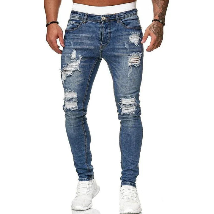 Slim-fit-Jeans Denim Herren